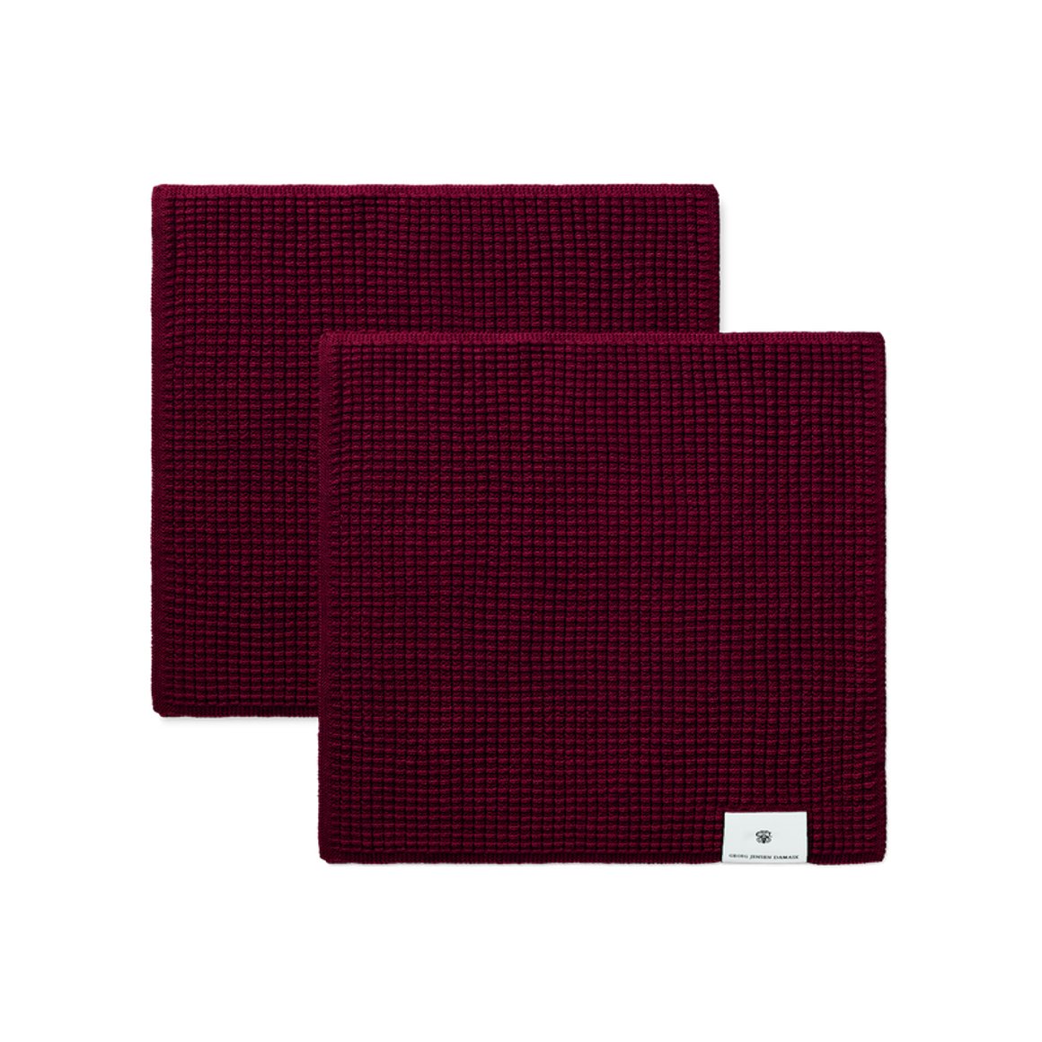 Image of Georg Jensen Damask Borðtuskur 3PLY 2stk Carmine Red