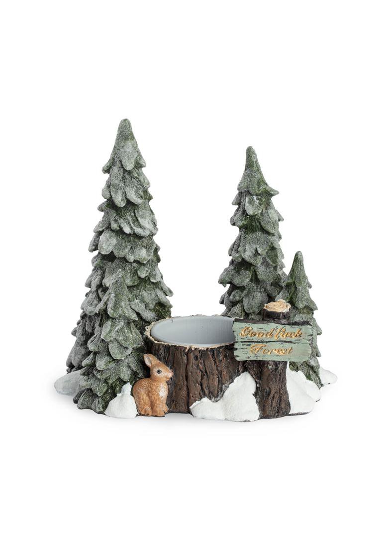 Good Luck Trolls Kertastjaki 18cm með jólatrjám