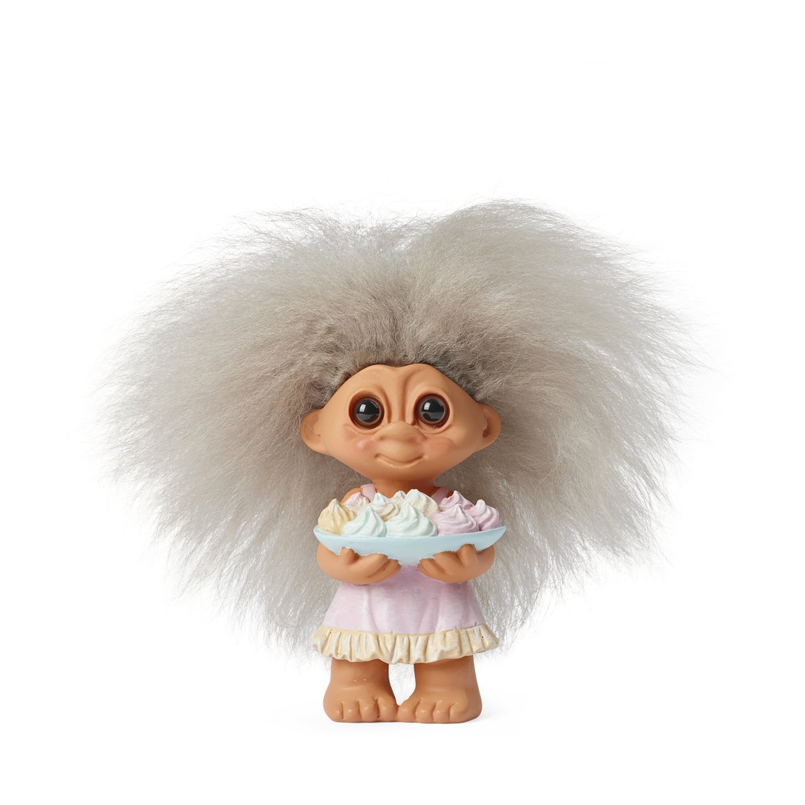 Image of Good Luck Trolls Lukkutröll 9cm Sprinkles með köku