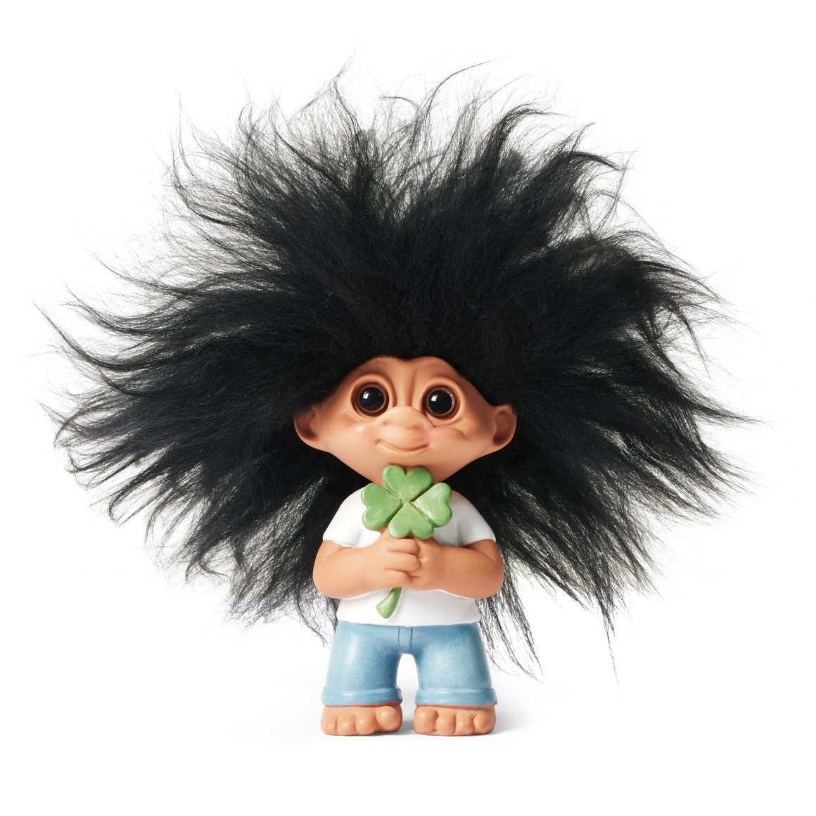 Image of Good Luck Trolls Lukkutröll 9cm Fjögurra laufa smári