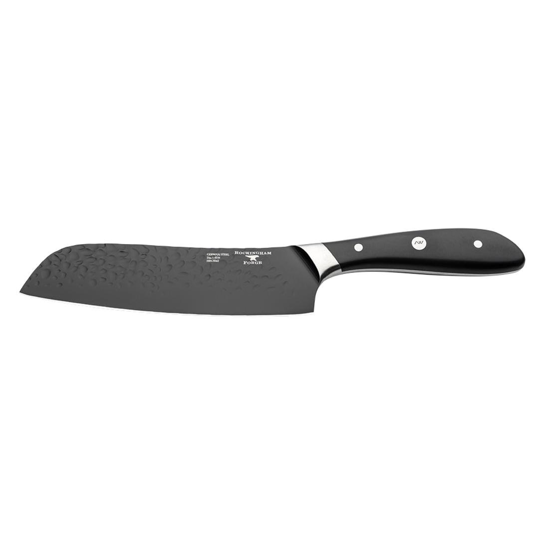 Image of Grunwerg Santokuhnífur Ashwood black 17.5cm