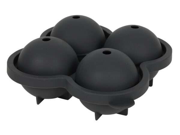 Image of Hit Ísmolaform sílikon 4 kúlur 15,5x15,5cm black