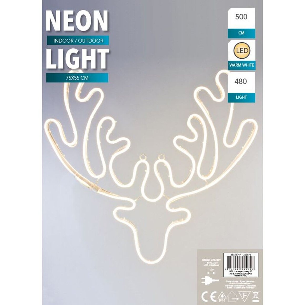 Image of Hit Hreindýr 75x55cm 5m led 96 