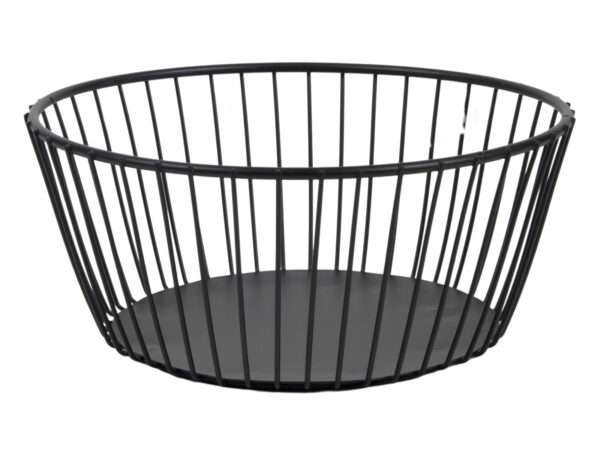 Image of Hit Brauðkarfa ö19cm h:8,5cm stál svört