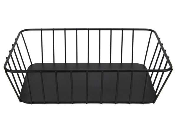 Image of Hit Brauðkarfa 26,5x16cm h:7,5cm stál svört