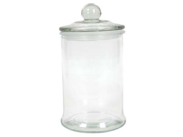 Image of Hit Krukka gler með loki h:18,5cm ö10cm 750ml