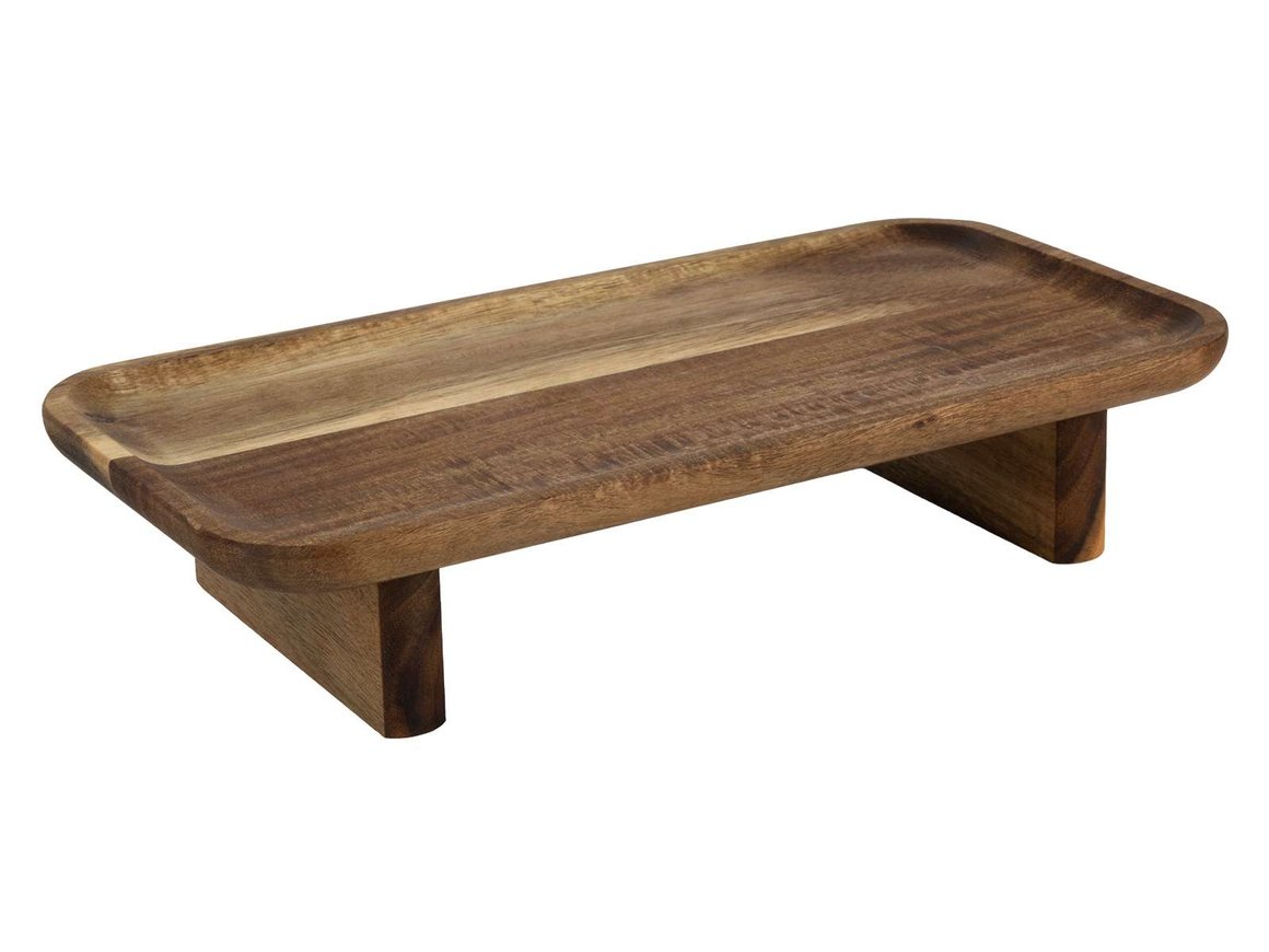 Image of Hit Bretti 30x15cm h:6cm á fótum akasíuviður
