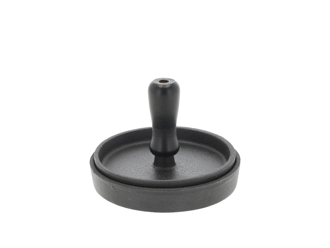 Holm Hamborgarapressa pottjárn 12cm black