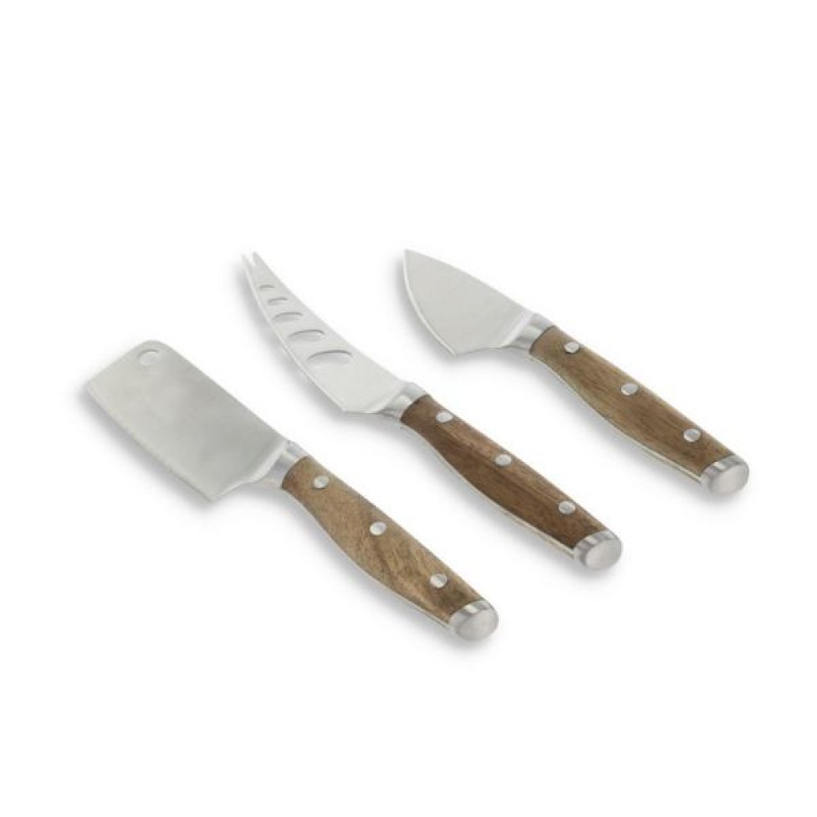 Image of Holm Ostahnífasett 3stk acaicia viður