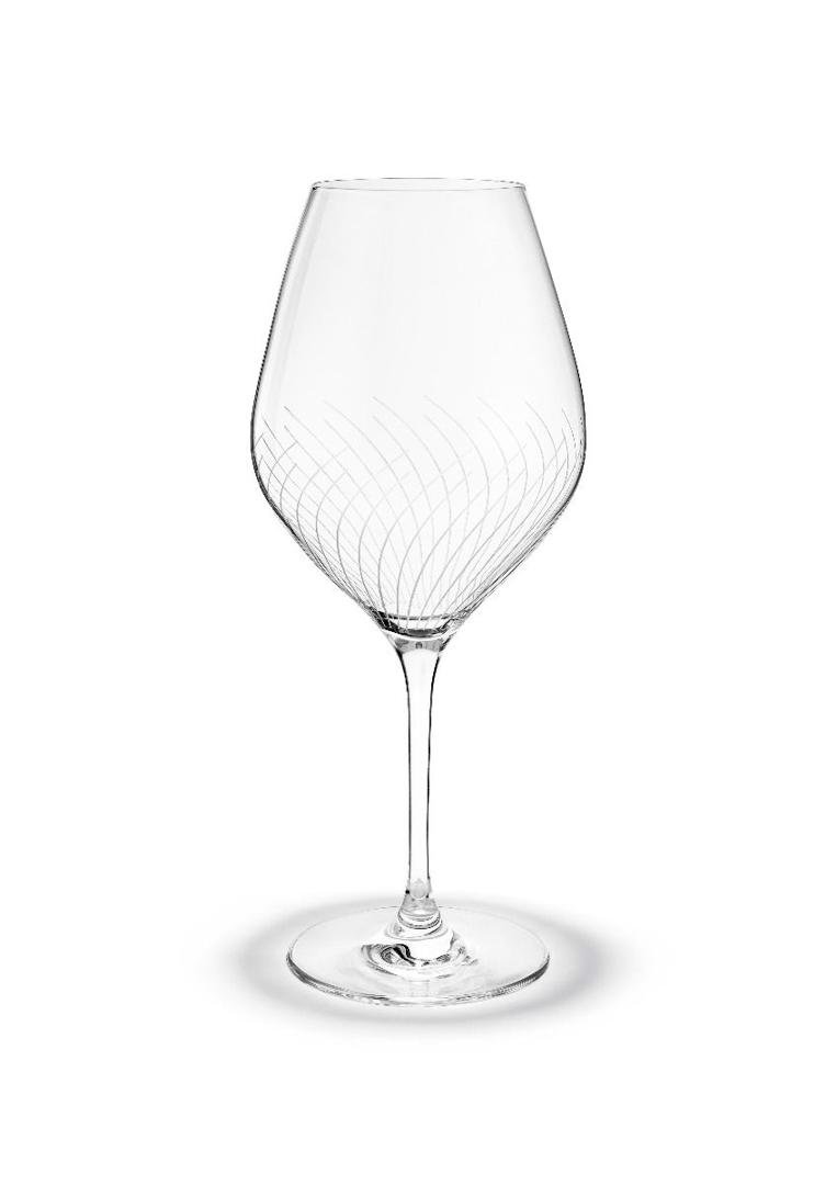 Holmegaard Cabernet Lines Burgundy glas 69cl. 2 stk