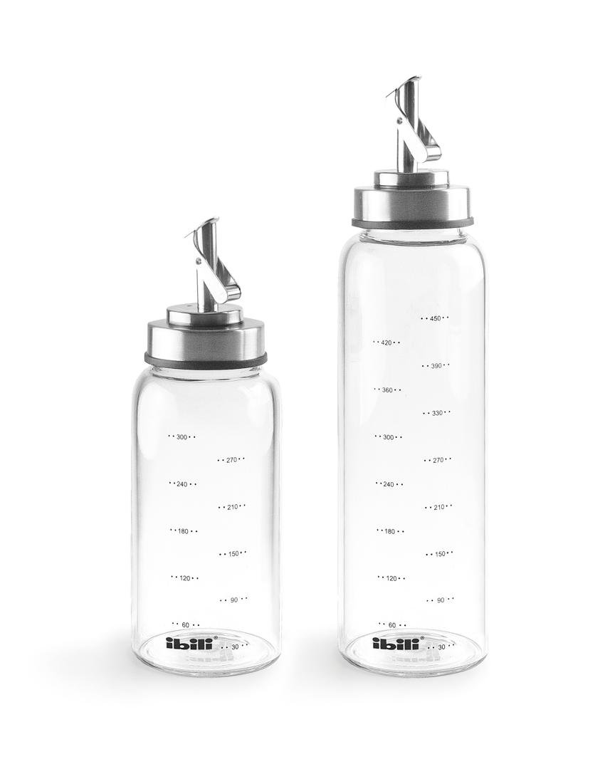 Ibili Olíuflaska sjálflokandi 500ml gler