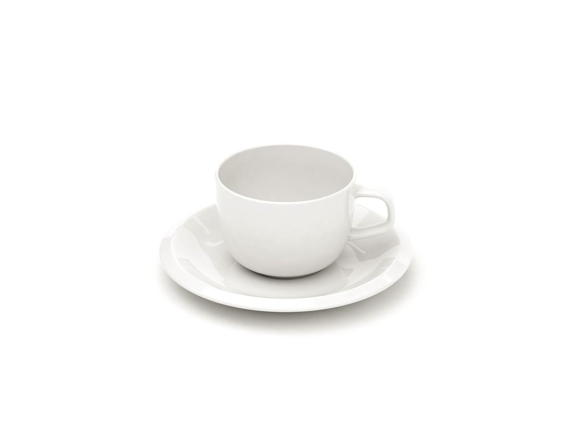 iittala RAAMI bolli með undirskál 0,27ltr white