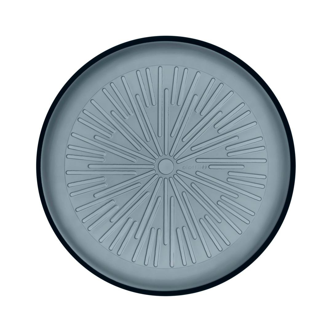 iittala ESSENCE diskur gler 21cm dark grey