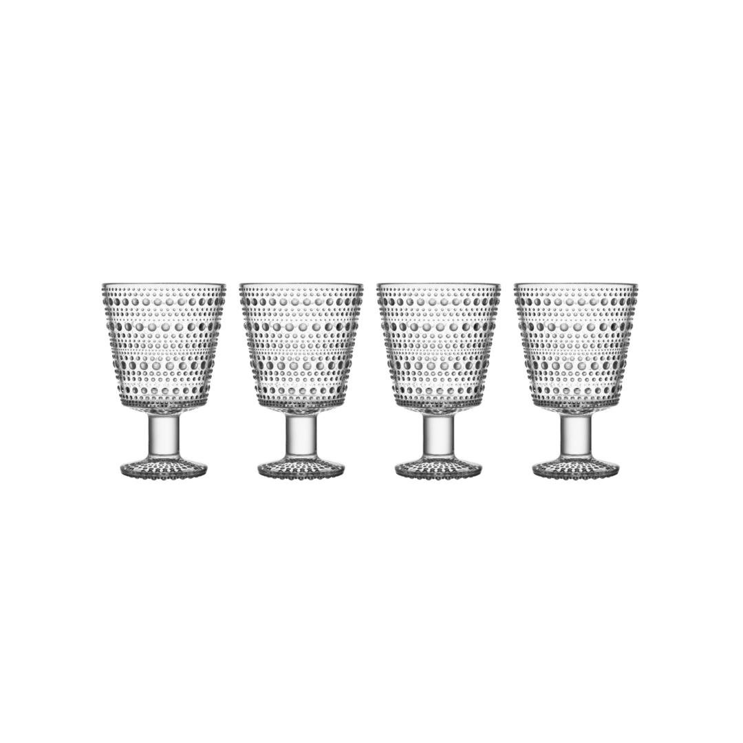 Image of iittala KASTEHELMI glas á fæti 26cl 4stk clear