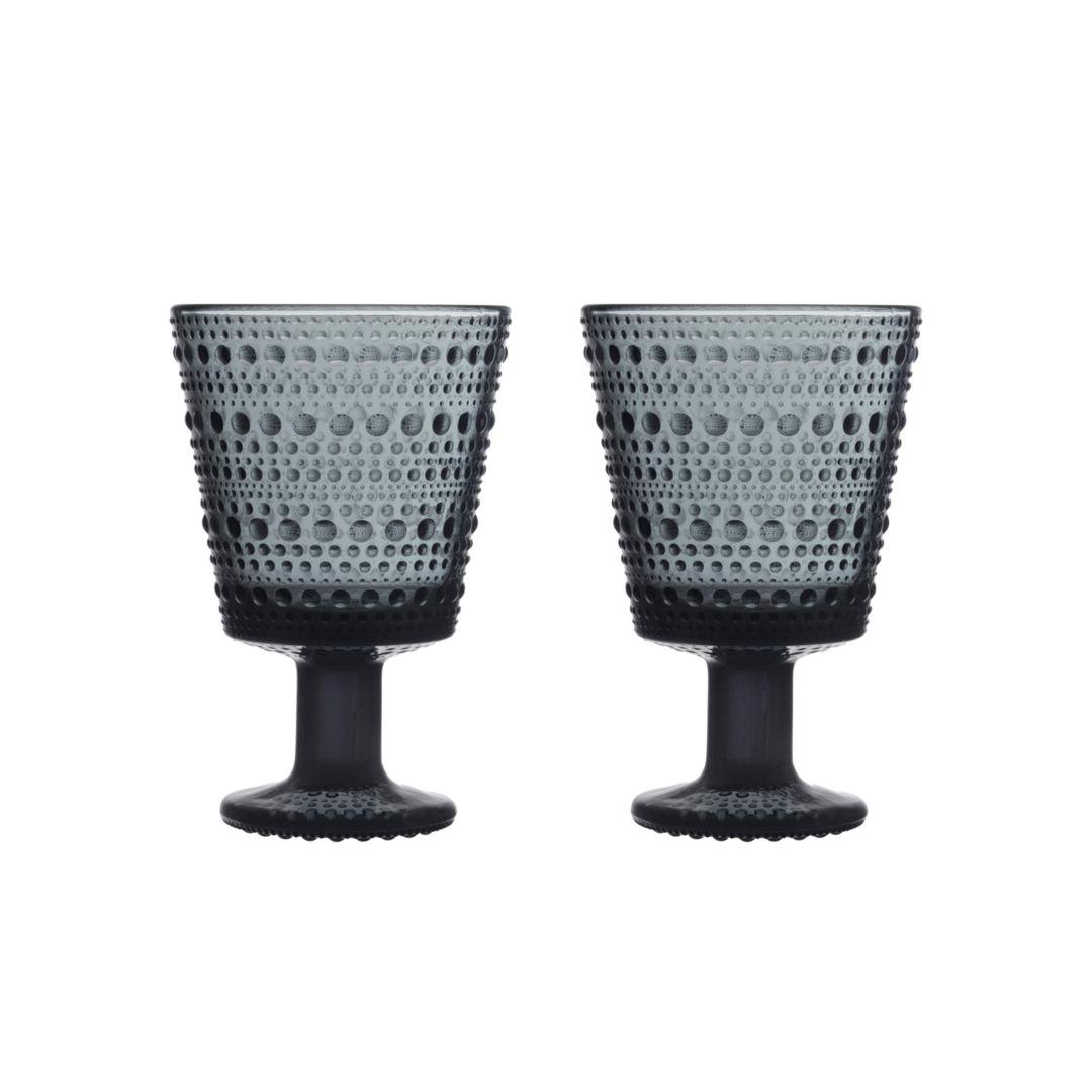 Image of iittala Kastehelmi glas á fæti 26cl 2stk