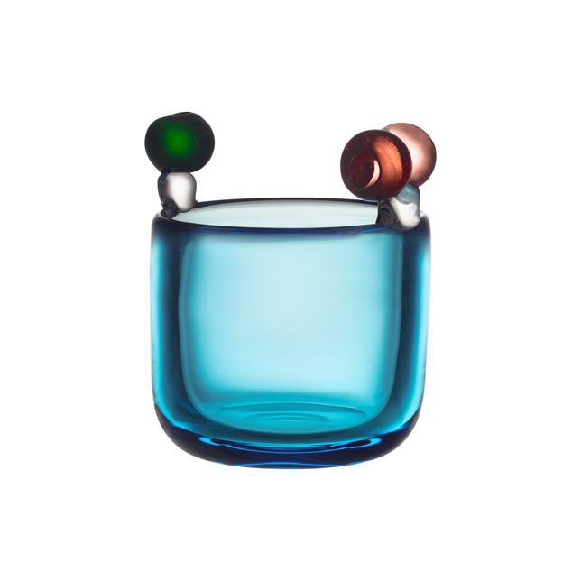 Image of iittala POMPOM glass art 90mm sky blue IITTALABÚÐIN