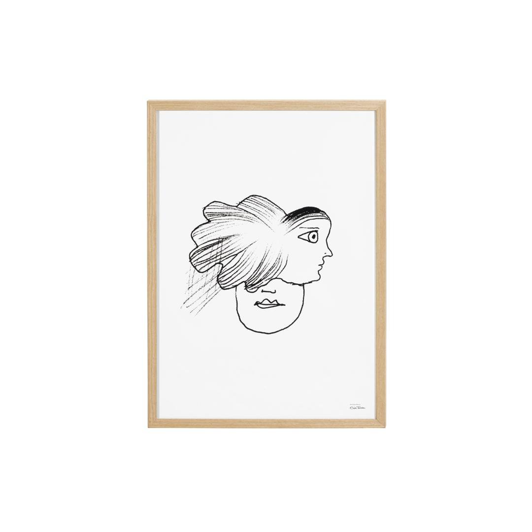 Image of iittala OIVA TOIKKA Faces plakat 50x70cm IITTALABÚÐIN