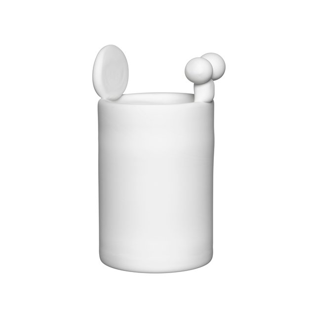 Image of iittala SNOW CASTLE glass art 160mm frosted white IITTALABÚÐIN