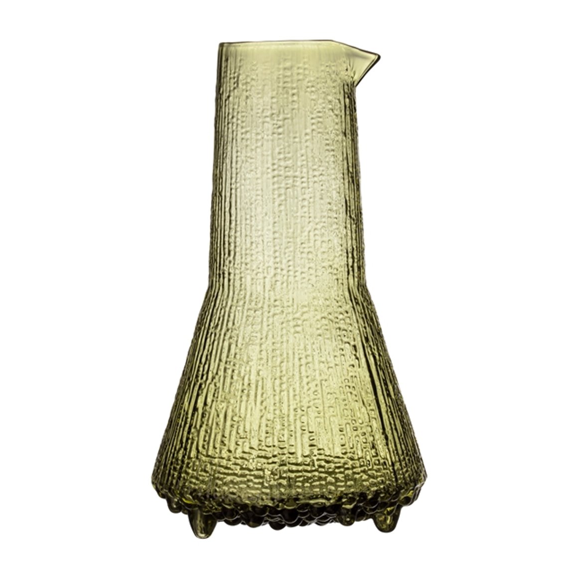 Image of iittala ULTIMA THULE karafla 50cl green Finnish sand 