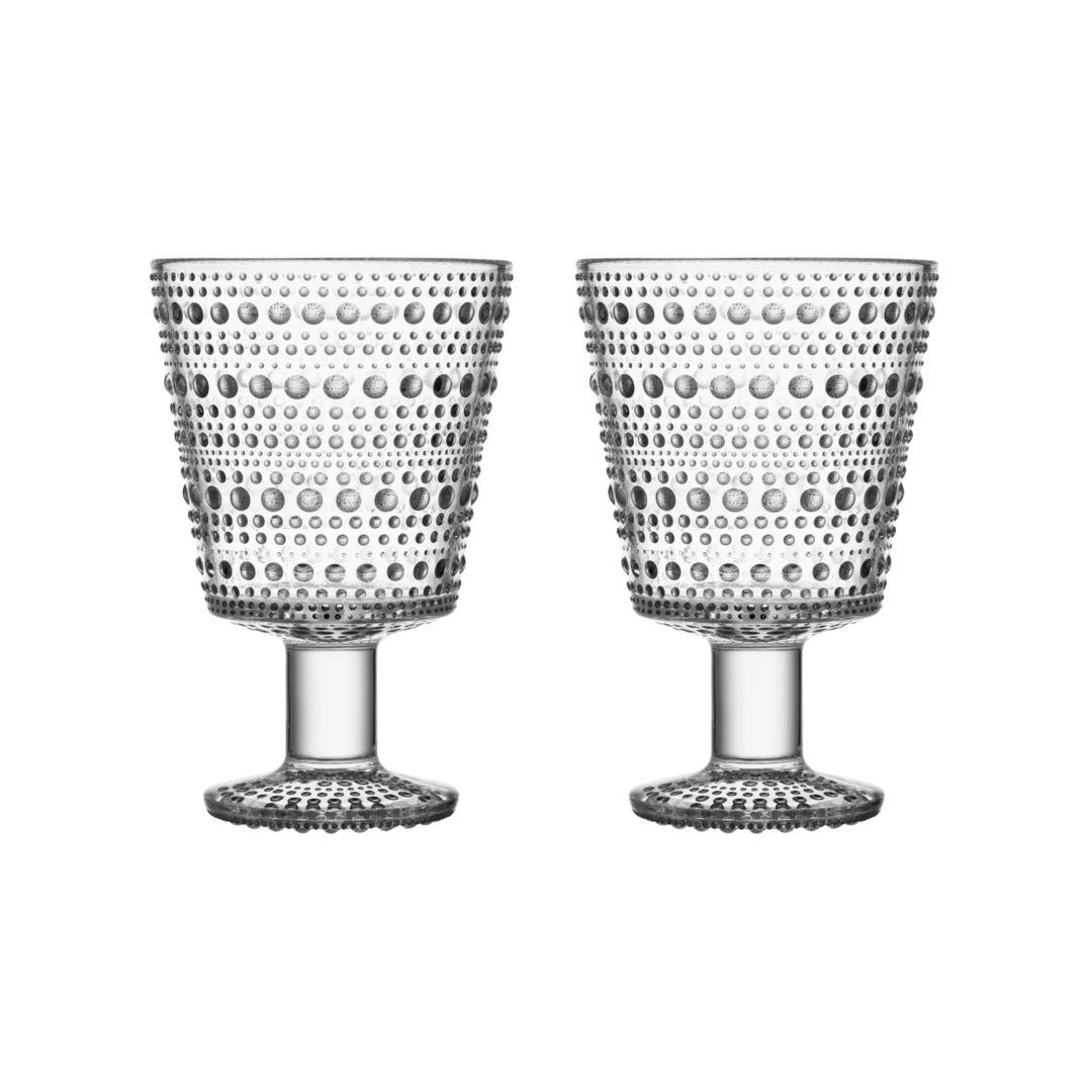 iittala Kastehelmi glas á fæti 26cl 2stk