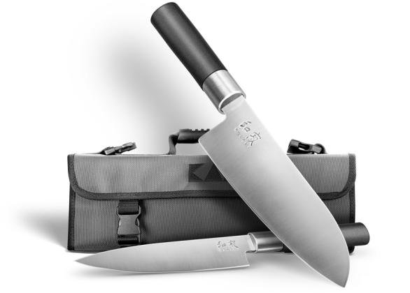 Kai Wasabi taska og hnífar 16.5/15cm