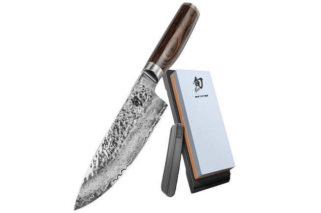 Image of Kai Shun kokkahnífur 20cm/brýn.steinn