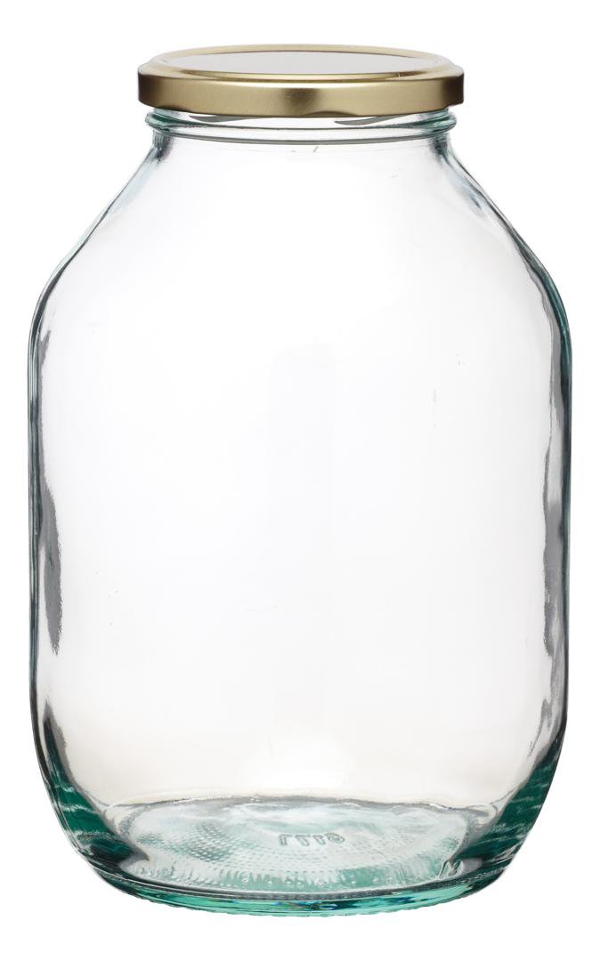 Image of KitchenCraft Krukka gler með gylltu loki 2,25ltr pickling 