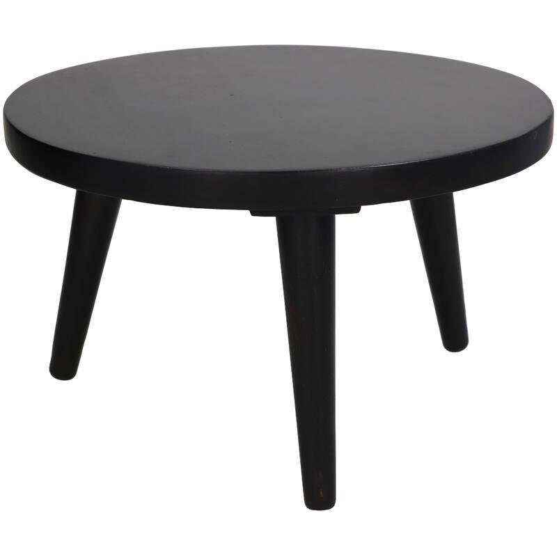 Kersten Diskur á þremur fótum viður 25,4x25,4x15,2cm black