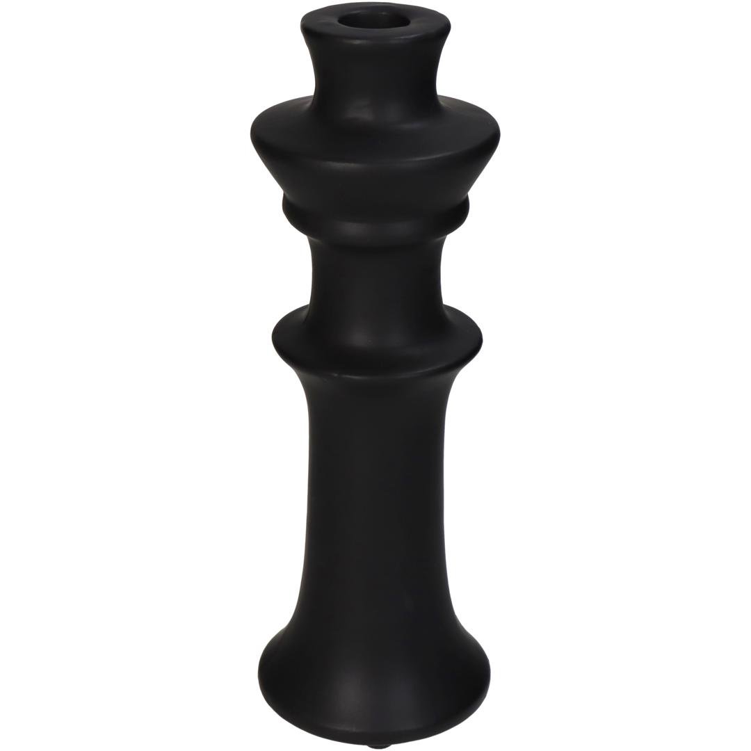 Kersten Kertastjaki 8x8x24cm leir black