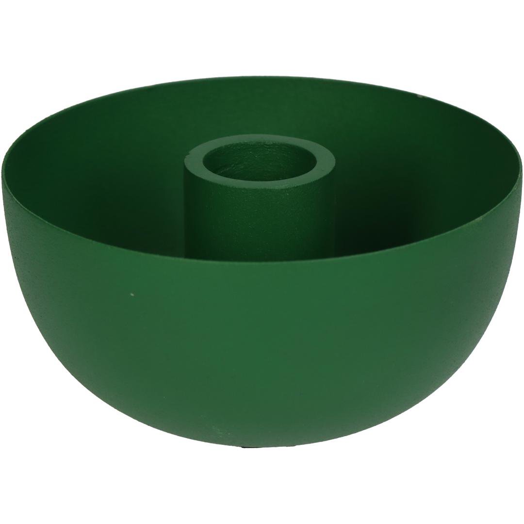 Image of Kersten Kertastjaki iron 10x10cm h:5,5cm green