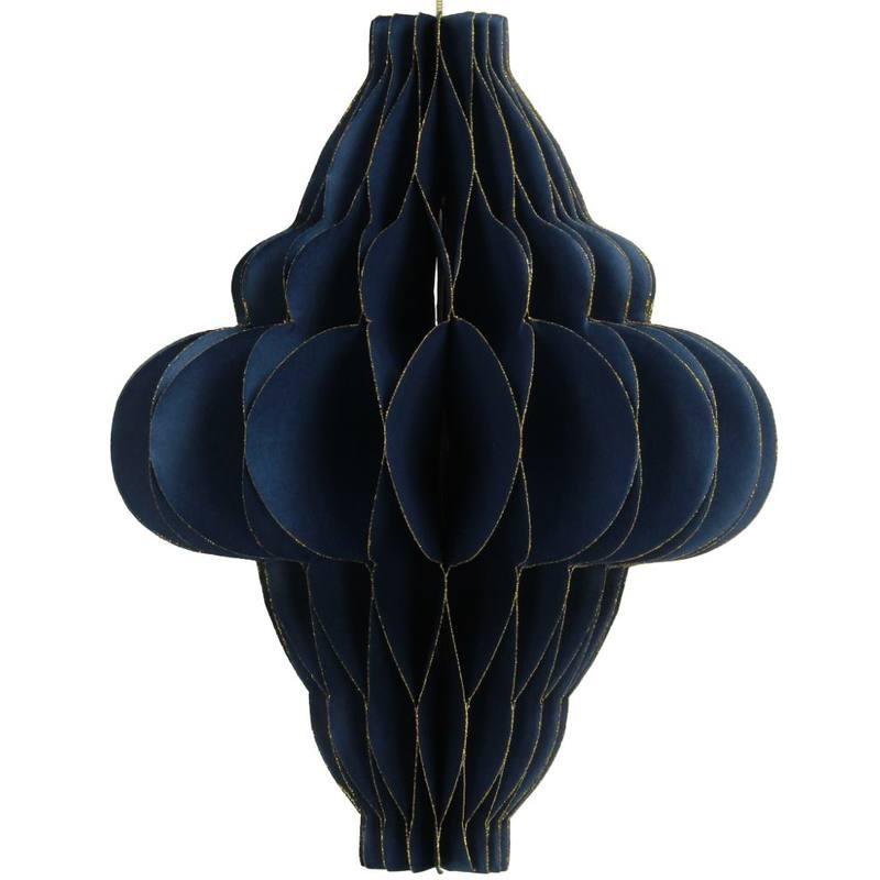 Kersten Skraut 25cm upphengi úr pappa blue