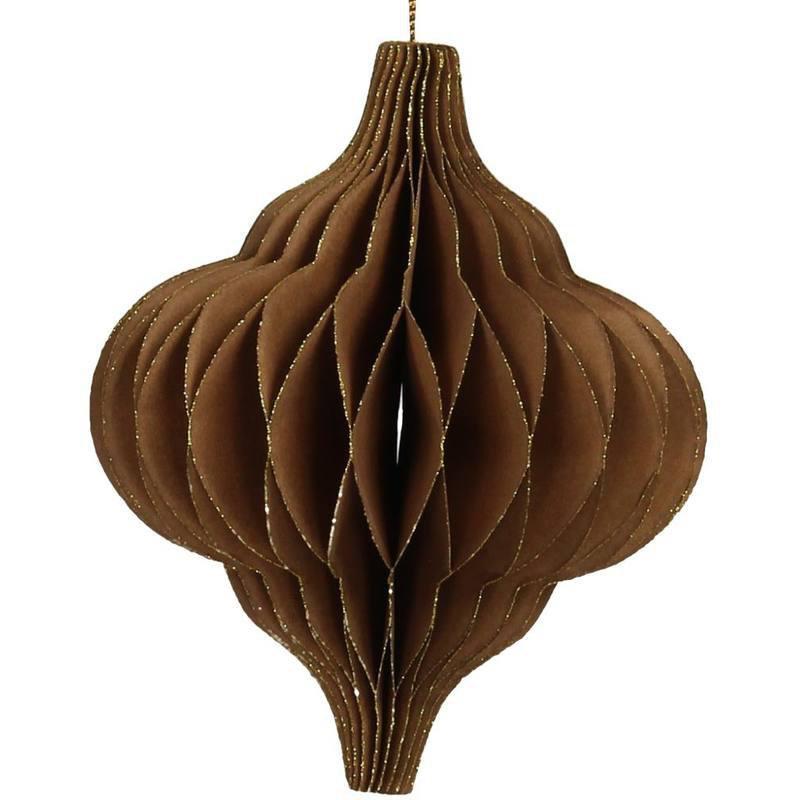 Kersten Skraut 12cm upphengi úr pappa brown
