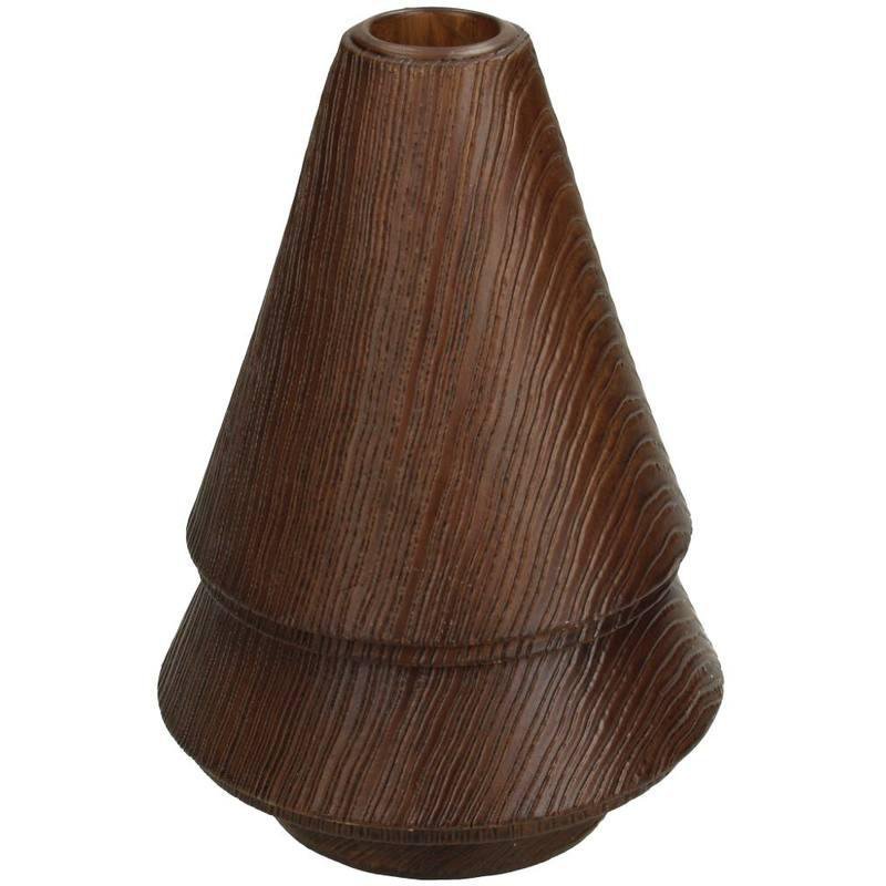 Image of Kersten Kertastjaki jólatré 11x11x15,5cm brown