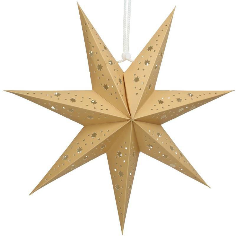 Image of Kersten Stjarna upphengi 40x11x40 pappa beige