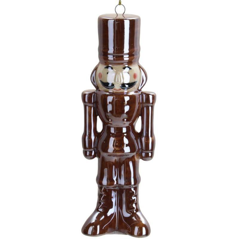 Image of Kersten Hnotubrjótur upphengi 12,2cm ceramic brown 