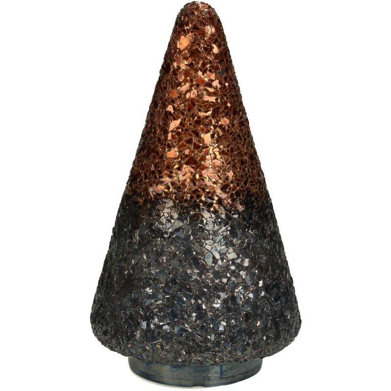 Image of Kersten Jólatré gler 12x12x16cm blue