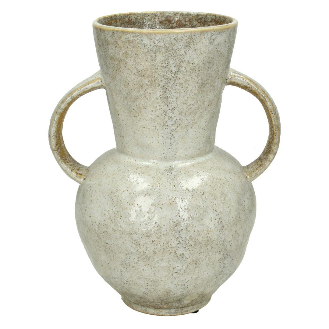 Image of Kersten Vasi með höldum 20.7x15.9x25.2 leir grey 