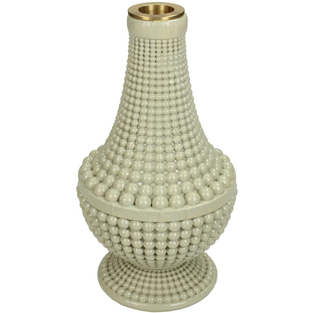 Image of Kersten Kertastjaki beads h:19,3cm poly beige