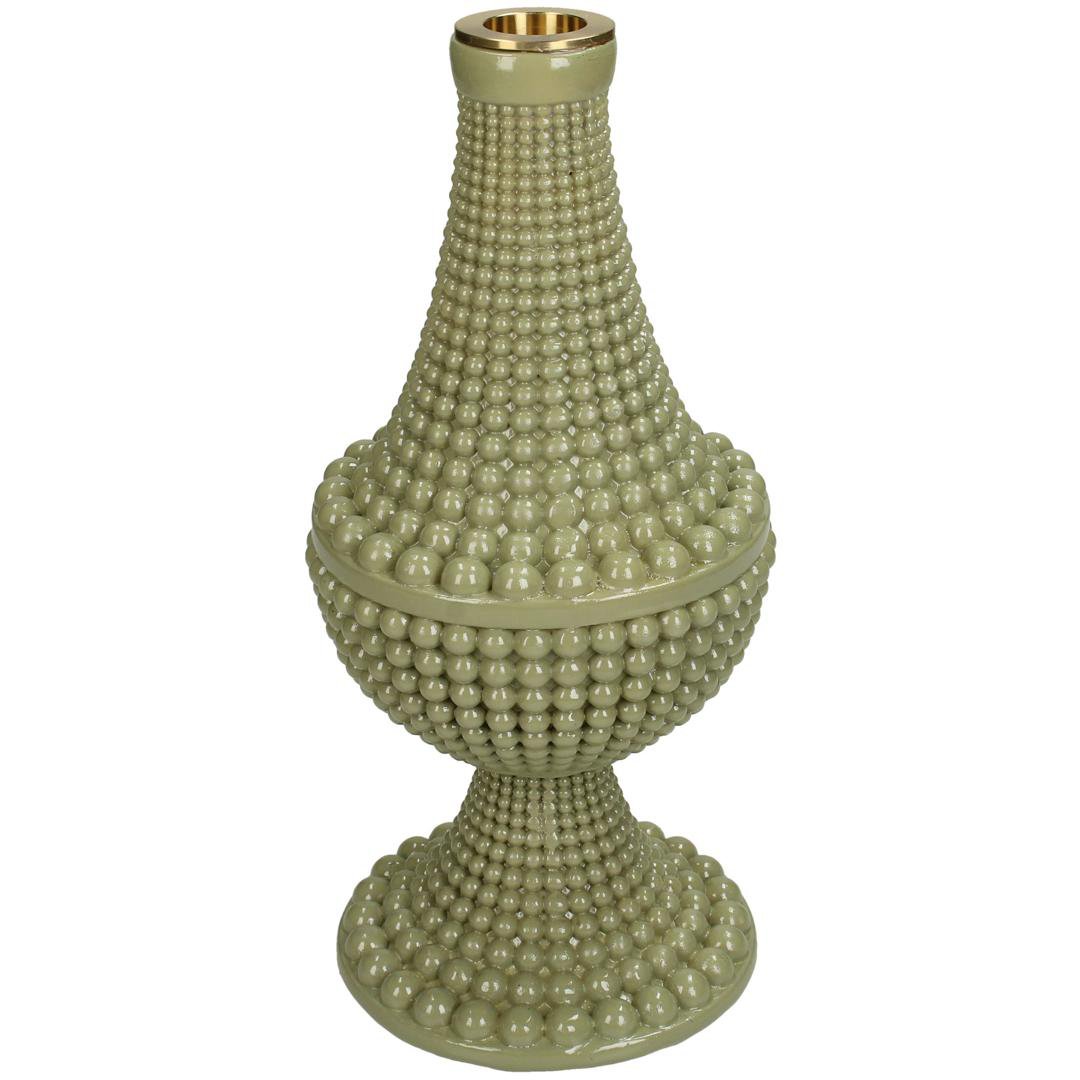 Image of Kersten Kertastjaki beads h:23,3cm poly green