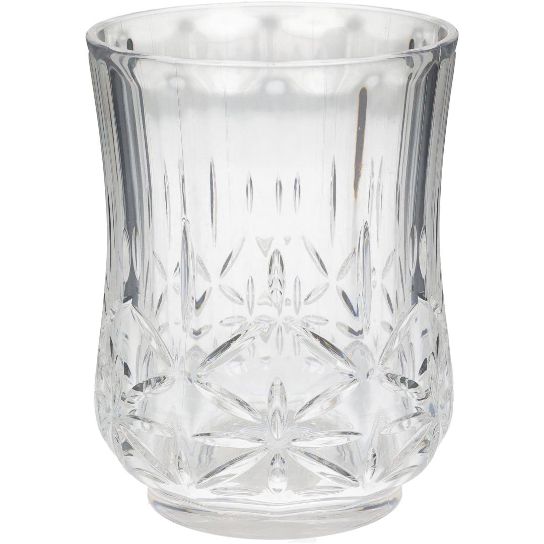 Kersten Glas útskorið 8.6x8.6x11.5 acryl clear