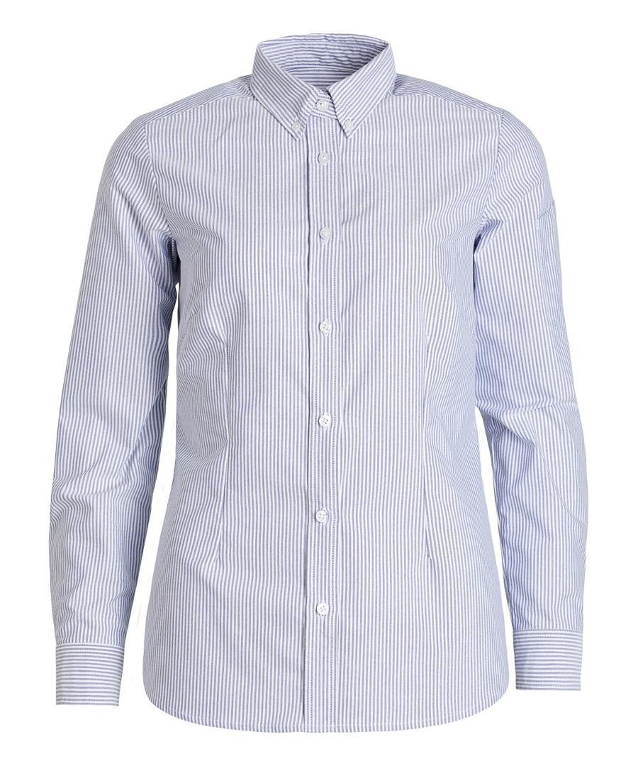 Image of Kentaur Skyrta dömu langerma Oxford blue stripe XL
