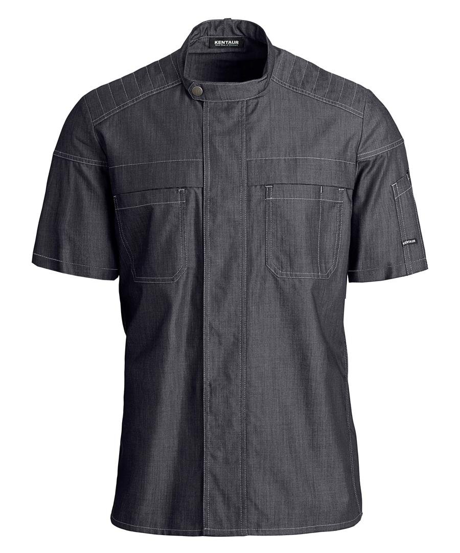 Image of Kentaur Jakki unisex stutterma Biker Dark Ocean