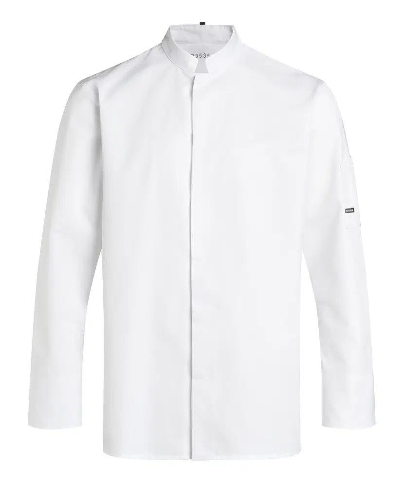 Image of Kentaur Jakki langerma Menu hvítur 3XL