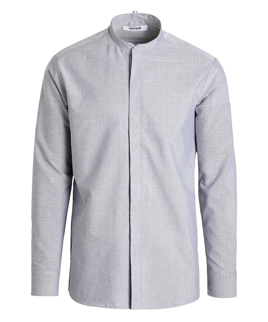 Image of Kentaur Skyrta herra langerma Oxford grey XL