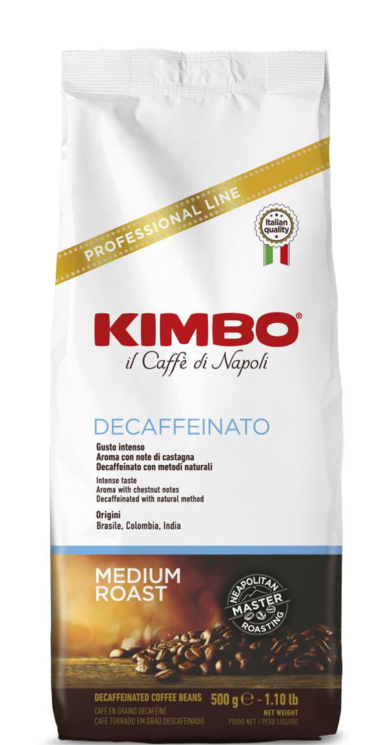 Kimbo Espresso Decaff Baunir 500g