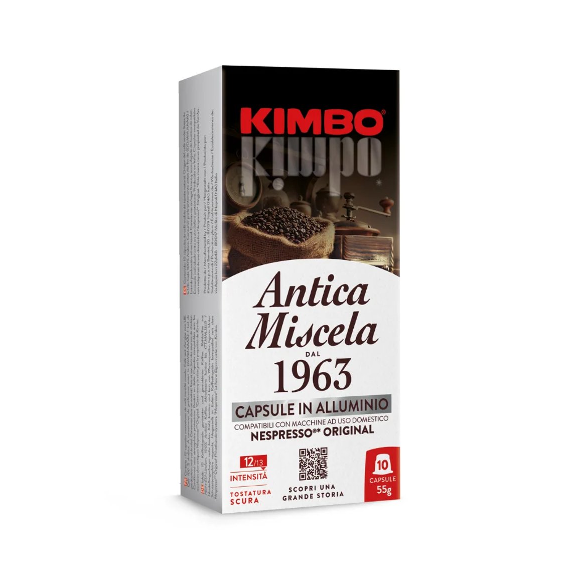 Image of Kimbo Kaffihylki Nespresso Antica Miscela