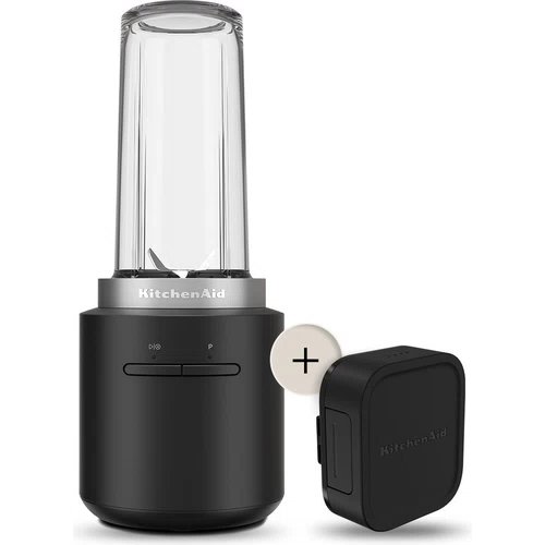 Kitchenaid GO þráðlaus mini blandari með 12V rafhlöðu matt svartur