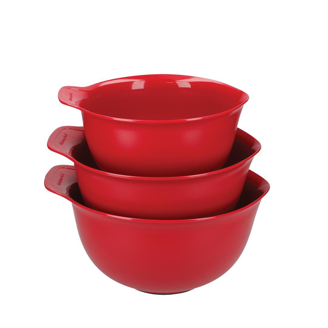 Kitchenaid Bökunarskálar 3stk rauðar