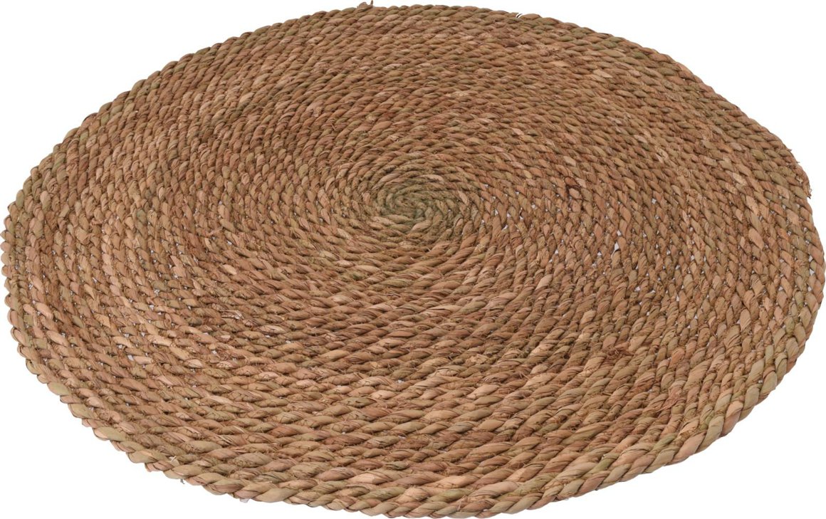 Image of Gólfmotta bast kringlótt ö80 natur 