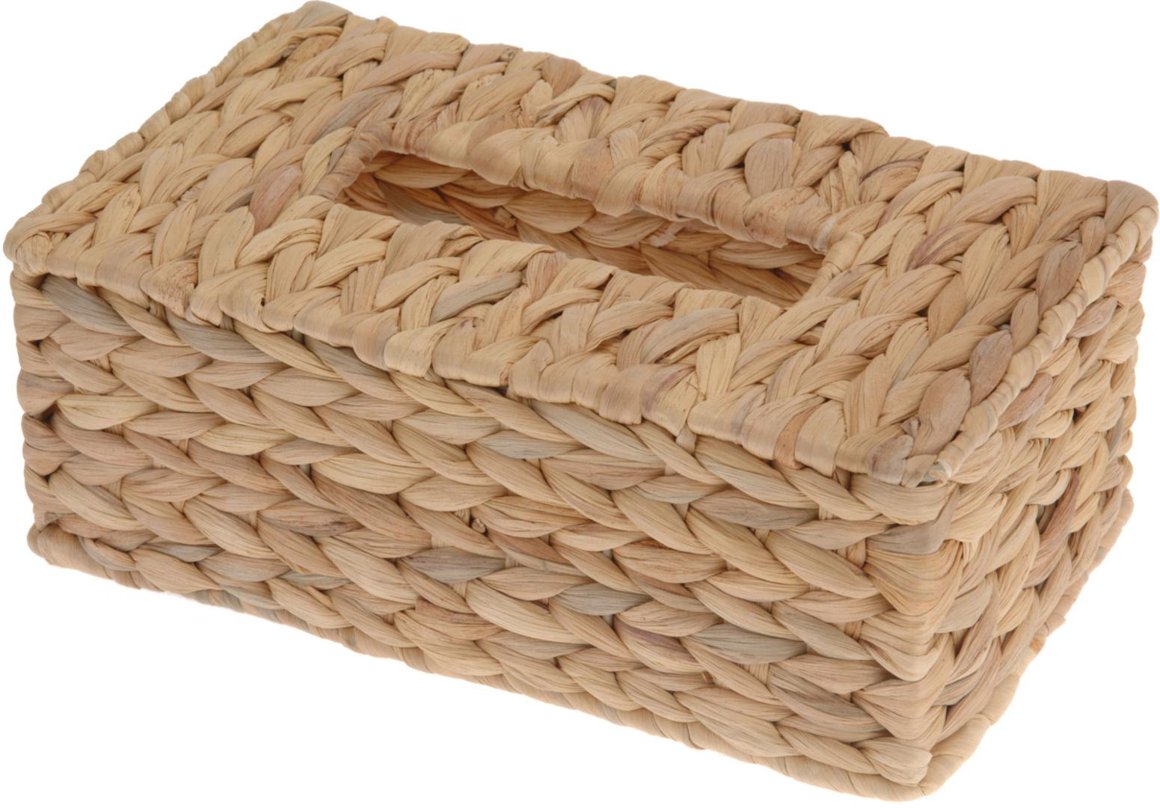 Image of Box fyrir tissue kassa, bast natur 